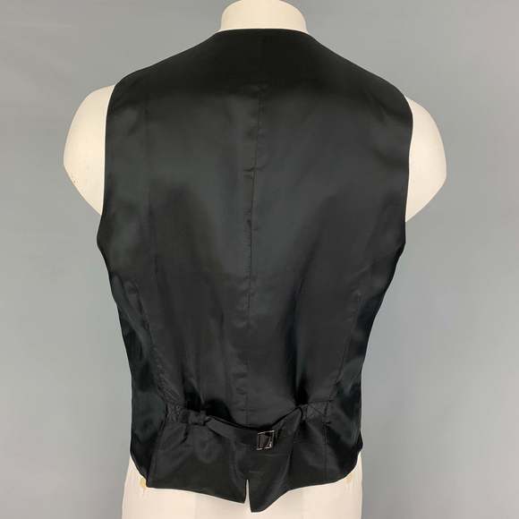 DOLCE & GABBANA Black Viscose Blend Buttoned Vest - Picture 3 of 5